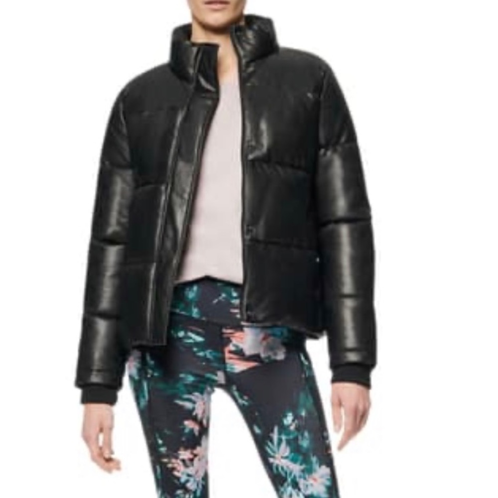 Faux leather jacket